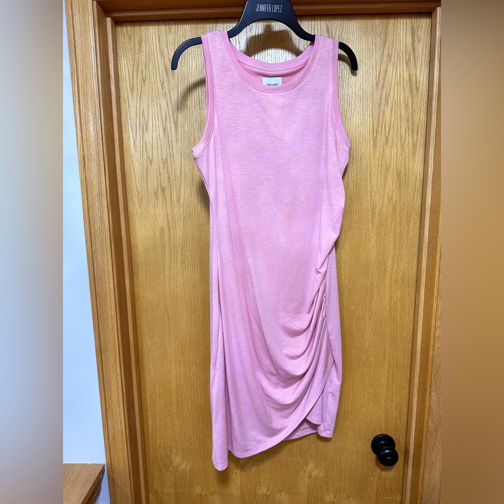 Light pink Nine West knee long dress
